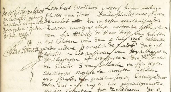 Akte Jans Gosens Afbeelding akte Jans Gosens