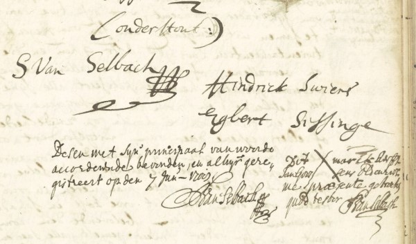 Afbeelding akte Jans Gosens