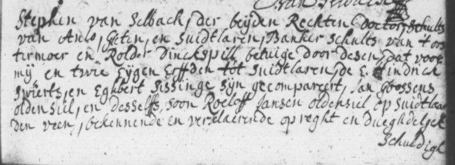 Akte Jans Gosens Afbeelding akte Jans Gosens