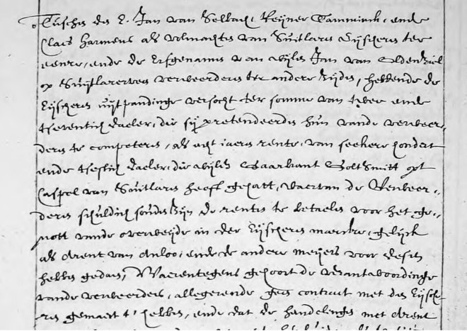 Afbeelding akte Jan van Oldenzeel